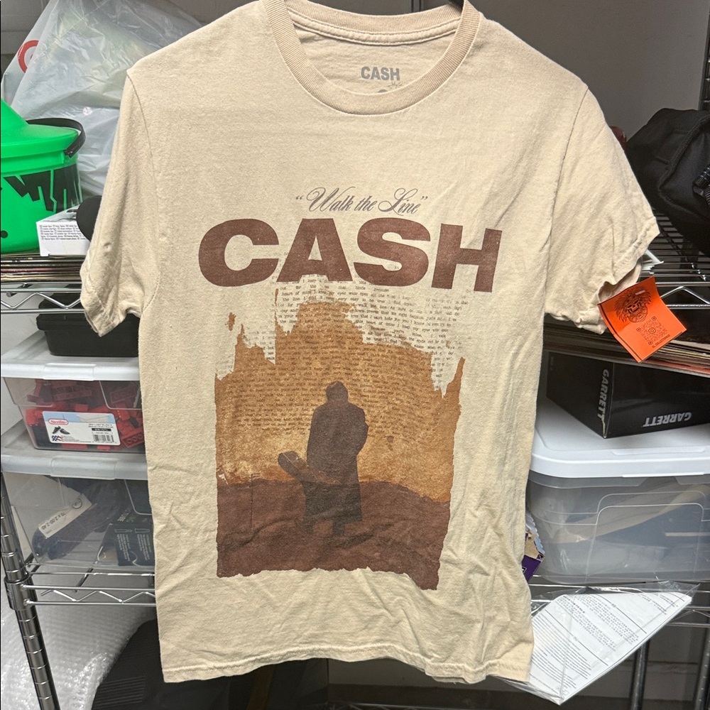 Ash Tan Graphic Tee for Men